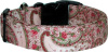 Pretty Pink Paisley Handmade Dog Collar